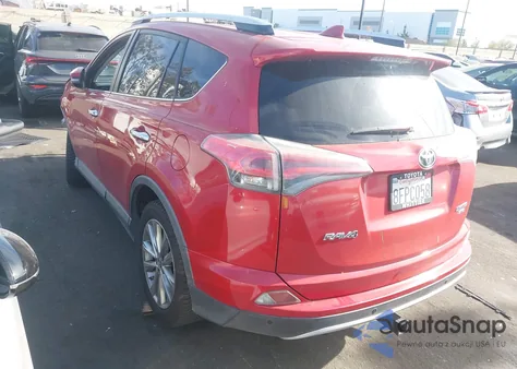 2016 Toyota Rav4 Limited z USA, uszkodzony, nr VIN 2T3DFREV0GW447099